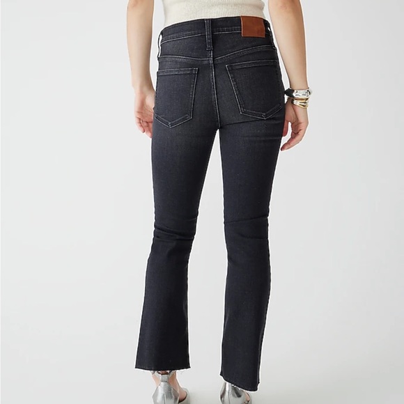 J.Crew Billie Demi Crop Jeans in Charcoal - Picture 4 of 5